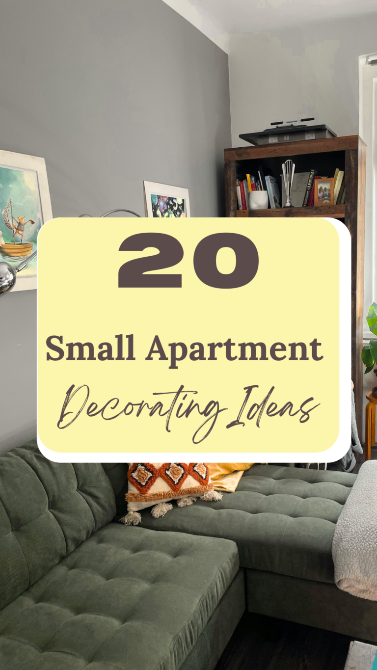 20 Small Apartment Decorating Ideas That Actually Work